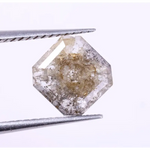 0.45 Ct Loose Uncut Asscher Lab Grown Diamond Use For Jewerly