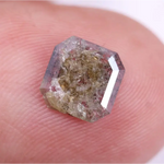 0.45 Ct Loose Uncut Asscher Lab Grown Diamond Use For Jewerly