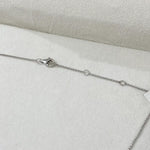 14.66 Ct moissanite round diamond white tennis necklace sparkling luxury jewelry elegant bridal style