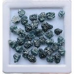Fancy blue rough diamond lot loose uncut raw rustic earth mined conflict-free diamonds for rings jewelry making
