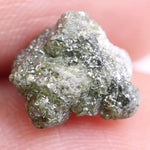 2.41 Ct Green Rough Diamond Natural Uncut Irregular Shape Loose Diamond for Jewelry