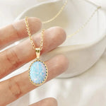 12.00 Ct Luxury Multicolour Diamond Necklace Classic Elegant Pendant Fine Jewelry for Women