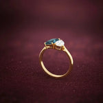 1.85 Ct TOI lab grown heart diamond ring, 18K gold, romantic and luxurious jewelry piece.