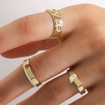 Minimalist lab grown diamond stacking ring thin elegant band for daily wear