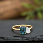 1.85 Ct TOI lab grown heart diamond ring, 18K gold, romantic and luxurious jewelry piece.