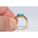 Fine lab created gemstone diamond ring with round pink center and brilliant white diamond setting