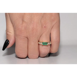 Fine lab created gemstone diamond ring with round pink center and brilliant white diamond setting