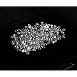 lab created diamonds and lab diamonds showing brilliance comparison in lab grown diamond close up view
