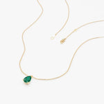 0.94 Ct genuine green gemstone pendant necklace with rich color and elegant design, perfect for timeless fine jewelry and stylish everyday looks
