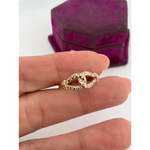 Classic lab grown diamond solitaire ring with round brilliant cut stone in gold band