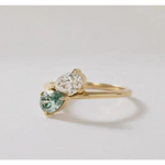 1.54 Ct MOI lab created round diamond ring, solitaire, timeless elegance, perfect engagement gift.
