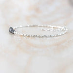 bracelet gold and with Black diamond uncut and uncut Black diamond luxury jewelry display.