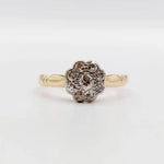 elegant 14K gold ring with 0.90 Ct lab created diamond solitaire engagement ring