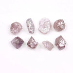 Natural Raw Rough Pink Rough Diamond Lot Uncut Earth Mined Diamond Use For Custom Jewerly