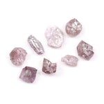 Natural Raw Rough Pink Rough Diamond Lot Uncut Earth Mined Diamond Use For Custom Jewerly