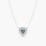 0.44 Ct genuine blue gemstone pendant necklace with deep color and elegant design, perfect for fine jewelry and stylish everyday wear