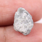 Gray diamond engagement ring with faceted lab grown gray diamond in modern setting