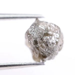 natural uncut diamond crystal with raw diamond ring appearance grey rough diamond