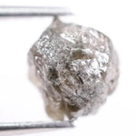 natural uncut diamond crystal with raw diamond ring appearance grey rough diamond