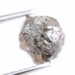 natural uncut diamond crystal with raw diamond ring appearance grey rough diamond