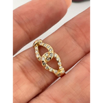 Classic lab grown diamond solitaire ring with round brilliant cut stone in gold band