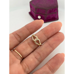 Classic lab grown diamond solitaire ring with round brilliant cut stone in gold band