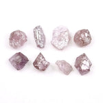 Natural Raw Rough Pink Rough Diamond Lot Uncut Earth Mined Diamond Use For Custom Jewerly