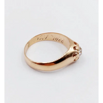 cushion and round cut 0.30 Ct lab created diamond engagement ring modern minimalist statement jewelry