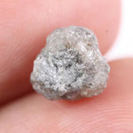 Rose cut gray diamond jewelry handmade with ethical lab grown diamond