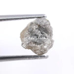 Rose cut gray diamond jewelry handmade with ethical lab grown diamond