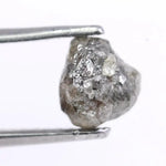 Rose cut gray diamond jewelry handmade with ethical lab grown diamond