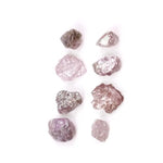 Natural Pink Colored Diamond Lot Uncut Loose Rough Raw Diamond Lot Use For Custom Jewerly