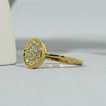 Antique inspired engagement rings with elegant vintage diamond detailing