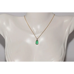 0.15 CT lab grown diamond pendant with a sparkling solitaire diamond on an elegant chain, minimalist fine jewelry for women