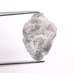 Gray diamond engagement ring with faceted lab grown gray diamond in modern setting