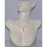 0.21 ct natural diamond pendant in gold setting elegant minimalist fine jewelry necklace