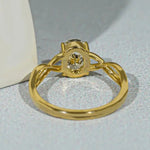 Gothic engagement rings with dark romantic luxury diamond detailing