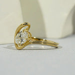 Cubic zirconia engagement rings with sparkling affordable luxury design
