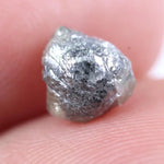 Rose cut gray diamond jewelry handmade with ethical lab grown diamond