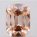 5.01 Ct fancy light brown lab grown diamond in cushion brilliant cut, sparkling loose diamond for custom engagement ring or luxury fine jewelry