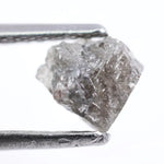 Buy natural and lab grown gray diamonds in rose cut, faceted, raw, and salt and pepper styles