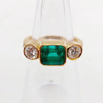 stunning radiant cut lab grown diamond ring 2.15 carat with white accent stones bridal jewelry