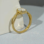 Gothic engagement rings with dark romantic luxury diamond detailing