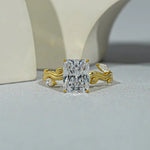 different ring cuts showcased in toi et moi engagement ring and moonstone engagement ring luxury designs.