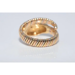 Delicate lab grown ring with round cut diamond in classic solitaire gold setting for her everyday elegance