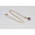 3.50 Ct lab-grown diamond vintage style necklace for women, elegant sparkling diamond jewelry with timeless design