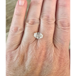 2.34 Ct CVD lab grown diamond in long kite hexagonal step cut, unique geometric loose diamond for custom engagement ring or fine jewelry