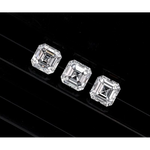 hexagon three stone diamond ring with 1 ct round solitaire diamond ring and 2 carat diamond ring round bridal style