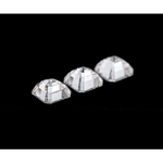 hexagon three stone diamond ring with 1 ct round solitaire diamond ring and 2 carat diamond ring round bridal style