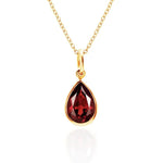 2.00 Ct Genuine Red Diamond Necklace Minimalist Elegant Pendant Fine Jewelry Gift for Women